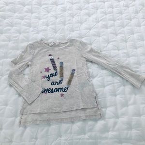 GAP Kids back to school sequin tee
